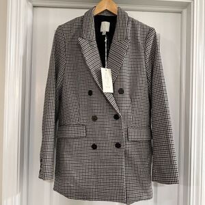 Joie Houndstooth Blazer size medium NWT